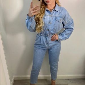Denim jumpsuit